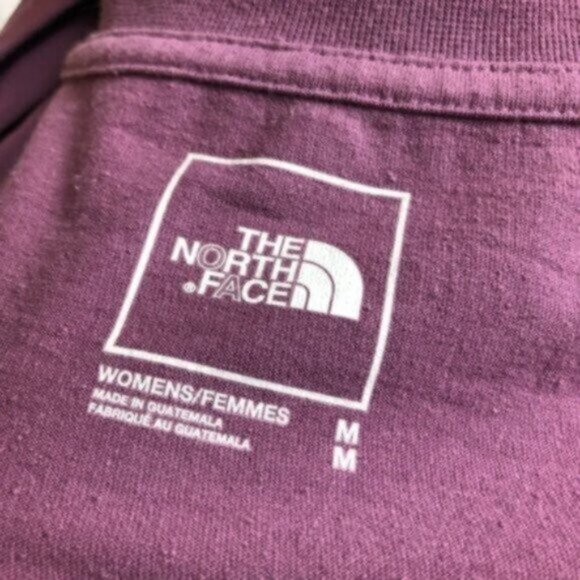 The North Face Mauve Recycled Expedition Long Sleeve Crew Neck Tee Shirt Medium - Picture 6 of 7